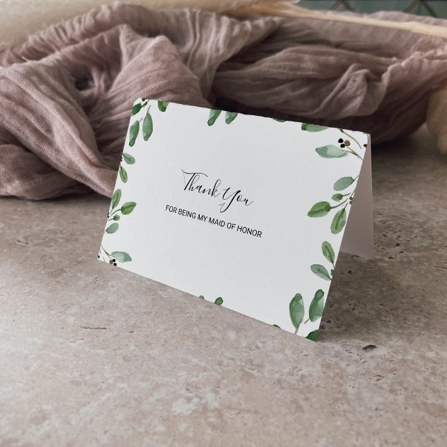 Merci d'être ma femme d'honneur Carte Mariage (Créateur téléchargé)