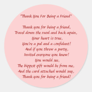 Merci D'Être Mon Ami - Stickers