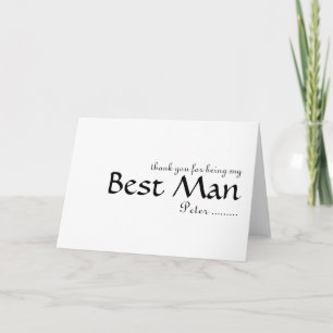 Merci d'être mon meilleur homme