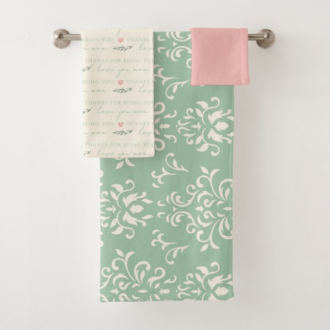 Merci D'Être Toi Maman Ensemble De Serviettes (En situation)