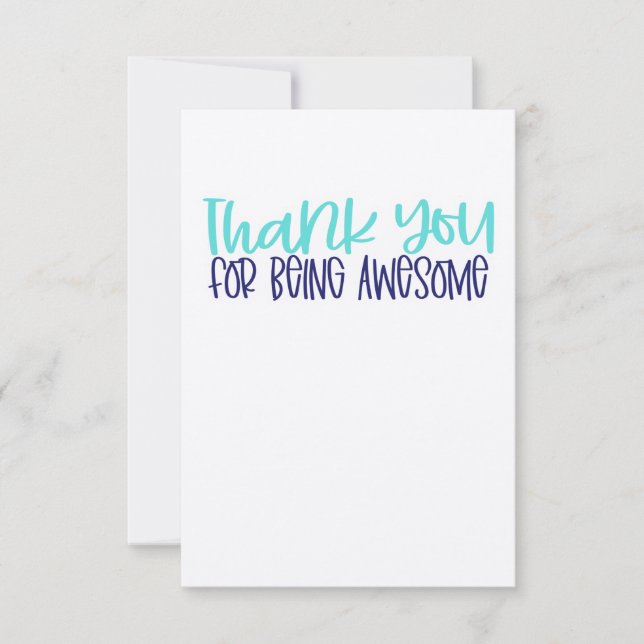 Merci D'Être Une Excellente Carte (Devant)