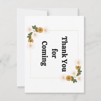 merci d'être venu après le mariage