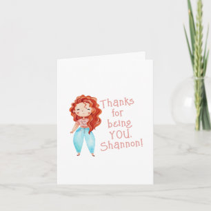 Merci D'Être Votre Carte De Voeux Pliée