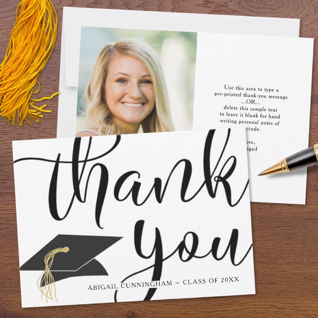 Merci d'études  photo Script Grad Casquette (Créateur téléchargé)