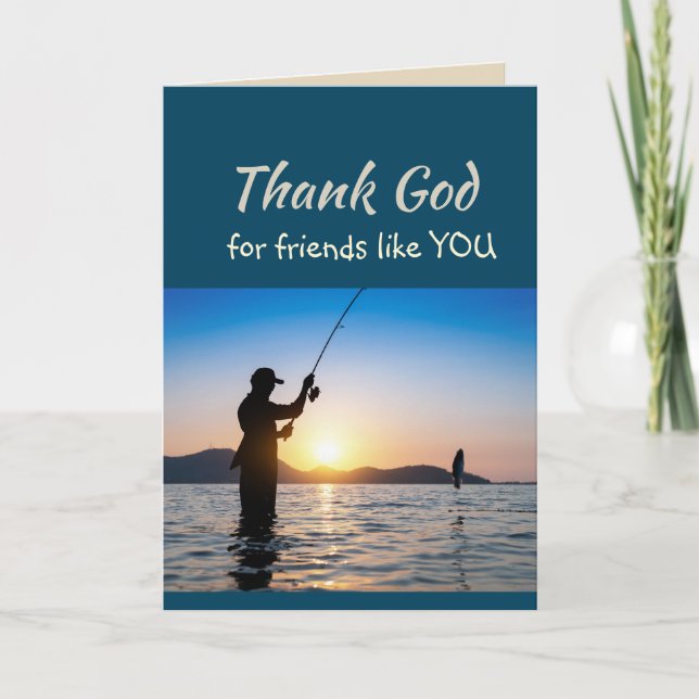 Merci Dieu pour les amis comme vous Lake Fishing (Devant)