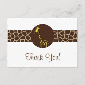 Merci d'impression de girafe