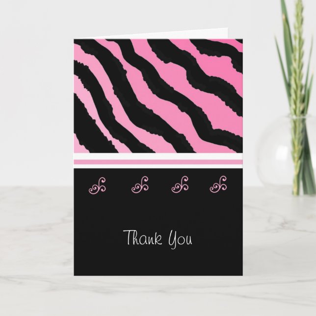 Merci d'impression Zebra (Devant)