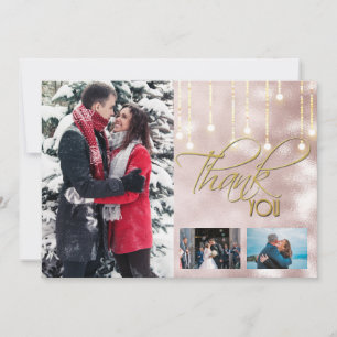 Merci DO-IT-YOURSELF 3 lampes à cordes d'or rose p