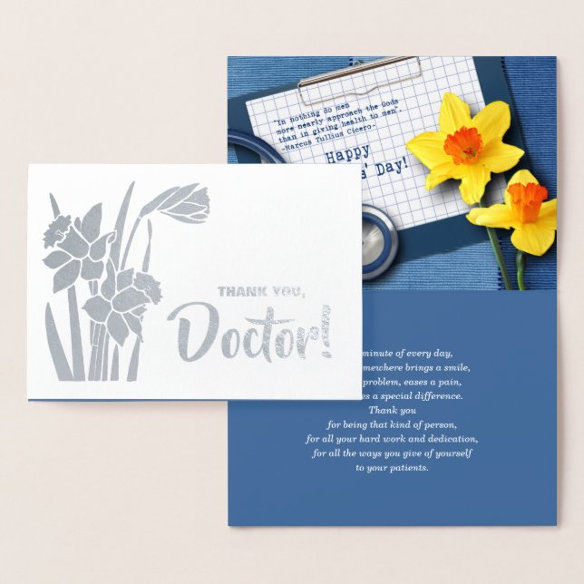 Merci, Docteur. Cartes de luxe Real Foil (Affichage)