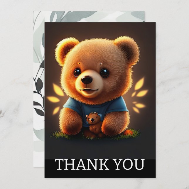 Merci d'ours mignon Teddie (Devant / Derrière)