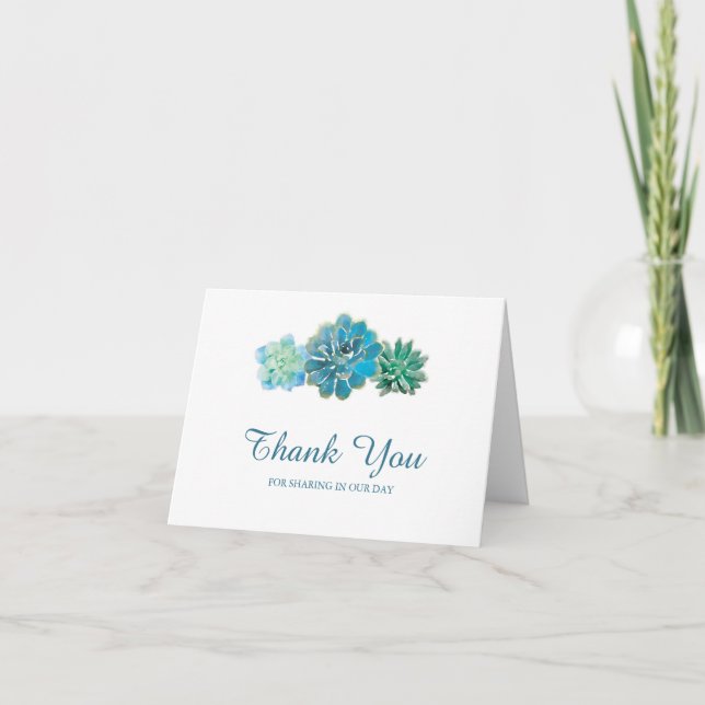 Merci doux des Succulents | de trio (Devant)