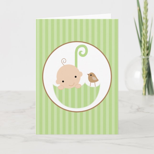 Merci du Baby shower neutre (Devant)