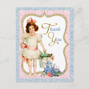 Merci du Tea Party pour filles Vintages