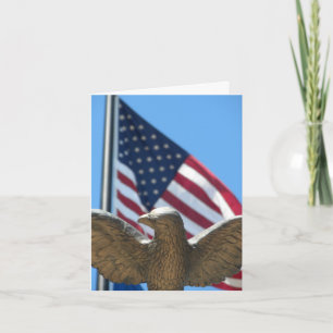 Merci : Eagle et drapeau