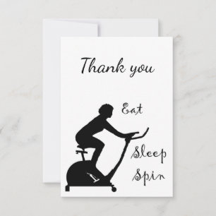 Merci Eat Sleep Spin Class Vélo Cyclisme