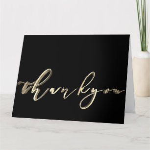Merci Elegant Black Gold manuscrit