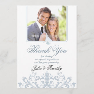 Merci élégant de mariage (vertical)