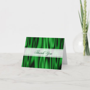 Merci : Émeraude Vert Faux Tissu satiné