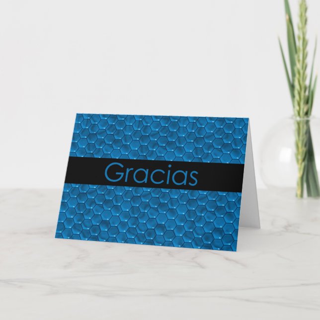 Merci en espagnol Gracias (Devant)