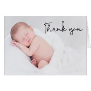 Merci et Faire-part de naissance bébé, Moderne