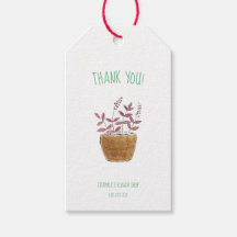 Merci ! étiquette pour fleuriste, fleuriste