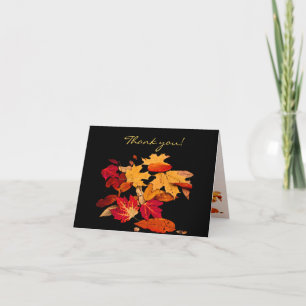 Merci Feuillage d'automne en orange rouge jaune