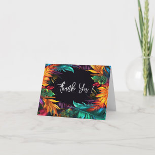 Merci Feuillage Tropical Néon Gras
