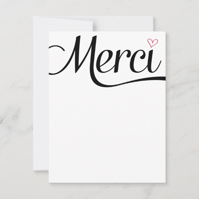 Merci Flat Merci Notes (Devant)