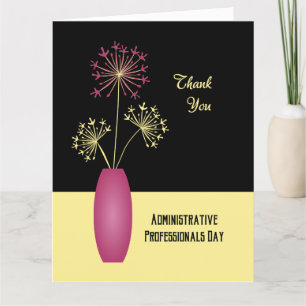 Merci fleurs administratifs journée