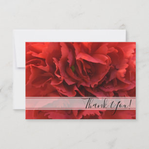 Merci floral de la carnation rouge
