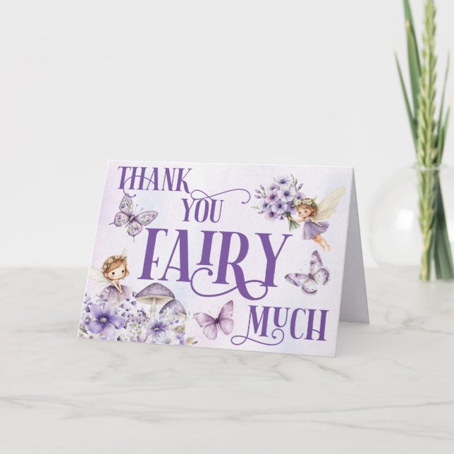 Merci Floral Violet Fairy Beaucoup Plié (Devant)