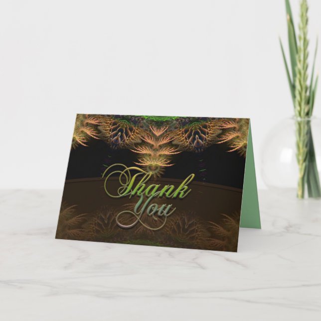 Merci Fractal Art Card (Devant)