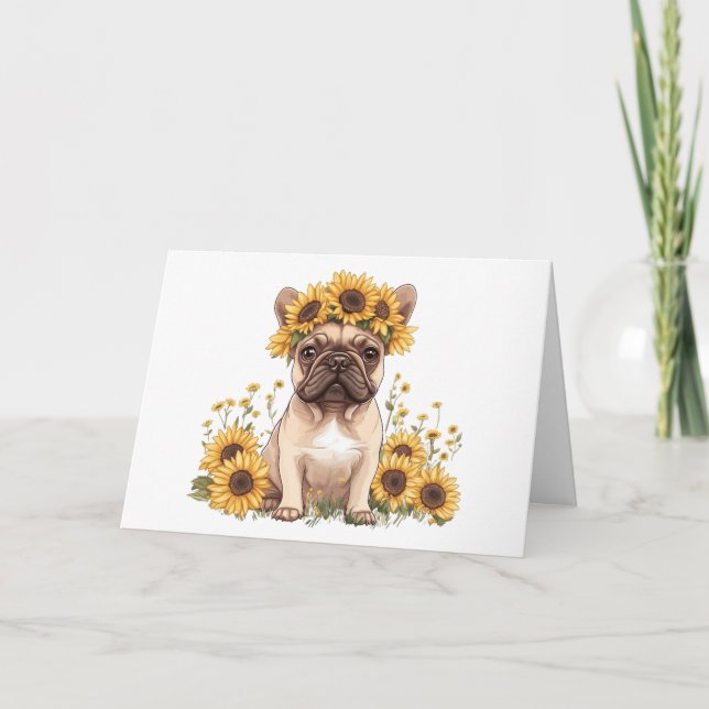 Merci Français Bulldog Tournesol (Devant)
