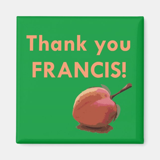Merci Francis ! Magnet (Devant)