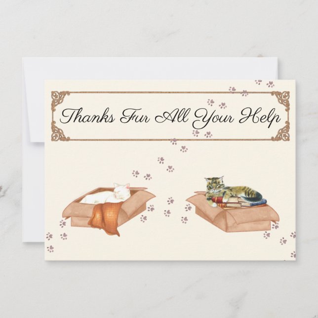 Merci Fur Toute Votre Aide ! Chats en boîte, Grati (Devant)