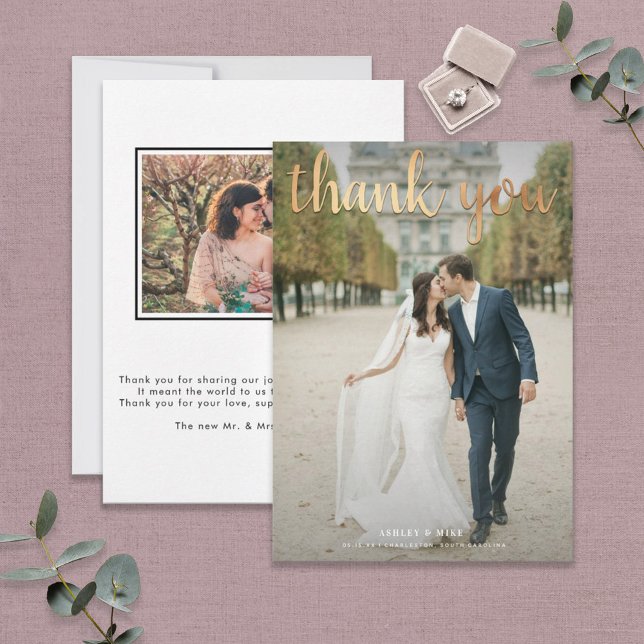 MERCI Gold 2 Photo Mariage noir et blanc (Créateur téléchargé)