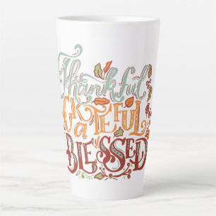 Merci, Gratuit, Blessé Latte Mug, Café Mug