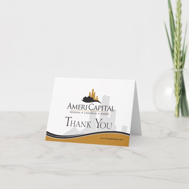 Merci Immobilier PERSONNALISÉ Pour Votre Entrepris (Devant)