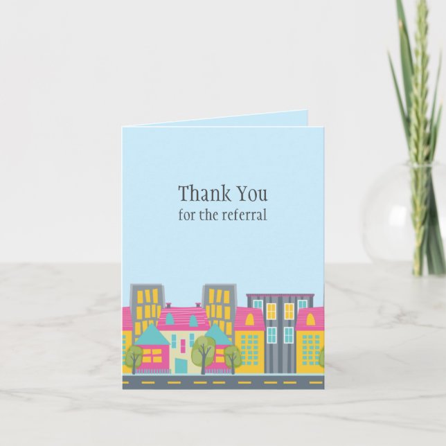 Merci immobilier pour la carte de référence (Devant)