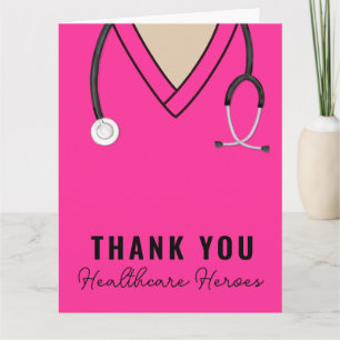 Merci infirmière et carte de médecin