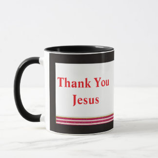 Merci Jésus, Mug à la mode de la tradition chrétie