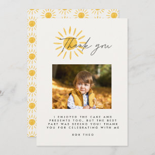 Merci joli plaisir photo aquarelle soleil annivers