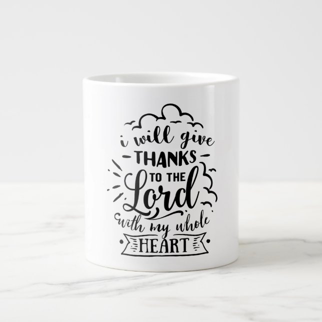 Merci - Jumbo Mug (Devant)