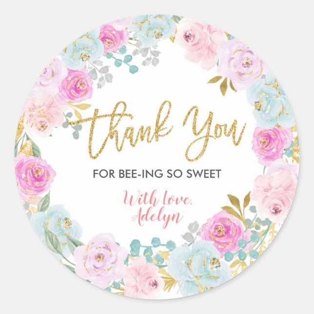 Merci les Abeilles d'être ici Autocollants (Devant)