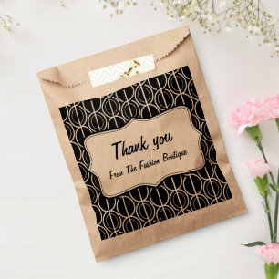 Merci lié motif personnalisé sacs d'affaires