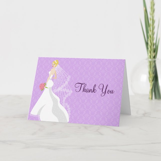 Merci lilas Flirty de Fête de la mariée (Devant)