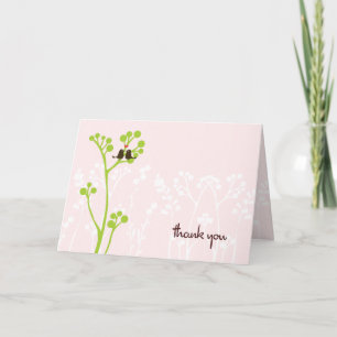 Merci Lovebirds (rose pâle)
