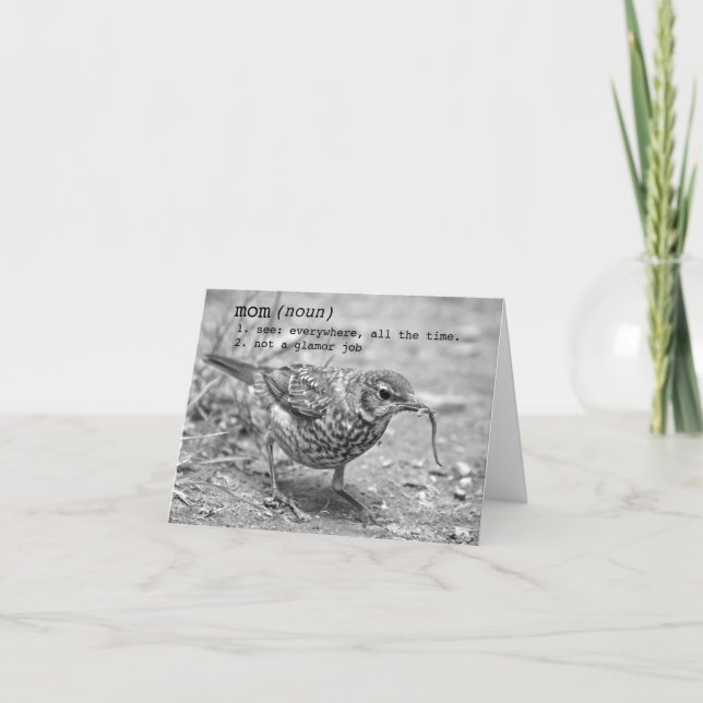 Merci, maman. (La carte indique qu'elle bascule) (Devant)