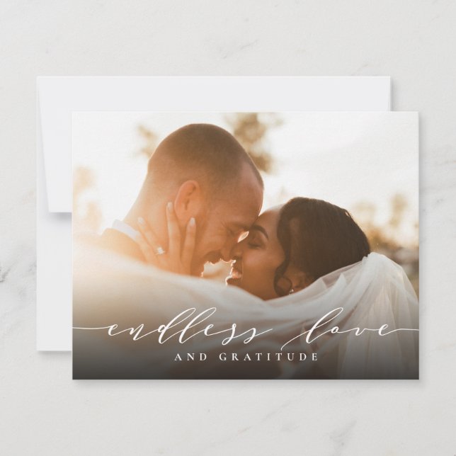 Merci mariage Amour et Gratitude sans fin (Devant)