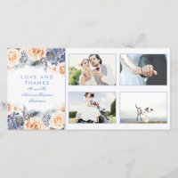Merci Mariage bleu et bracelet
